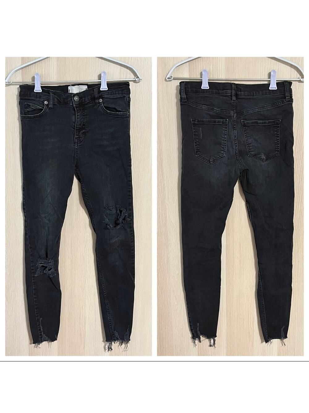 Free People Black Skinny Jeans